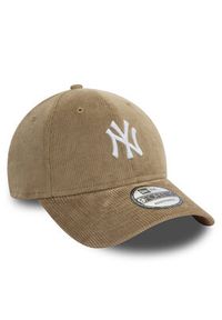 New Era Czapka z daszkiem Cord New York Yankees 9FORTY 60580823 Beżowy. Kolor: beżowy. Materiał: bawełna, materiał #5