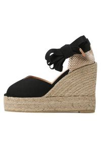 Castañer Espadryle Bilina/8ED/001 Czarny. Kolor: czarny. Materiał: materiał #4