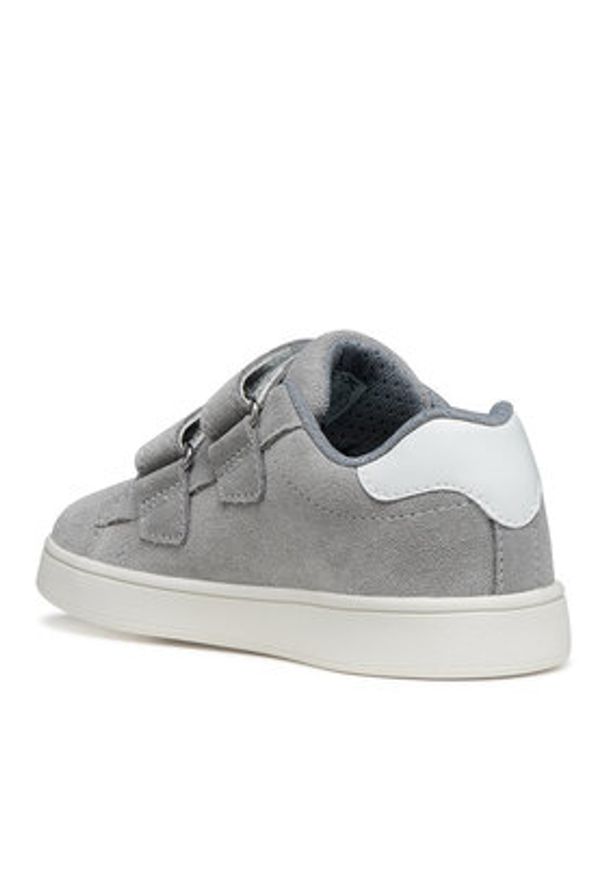 Geox Sneakersy J Eclyper Boy J65LSC 022BC C0579 S Szary. Kolor: szary. Materiał: zamsz, skóra