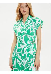 Joseph Ribkoff Sukienka letnia 242030 Zielony Regular Fit. Kolor: zielony. Materiał: syntetyk. Sezon: lato
