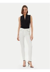 Guess Jeansy W5GA46 D5N71 Biały Skinny Fit. Kolor: biały