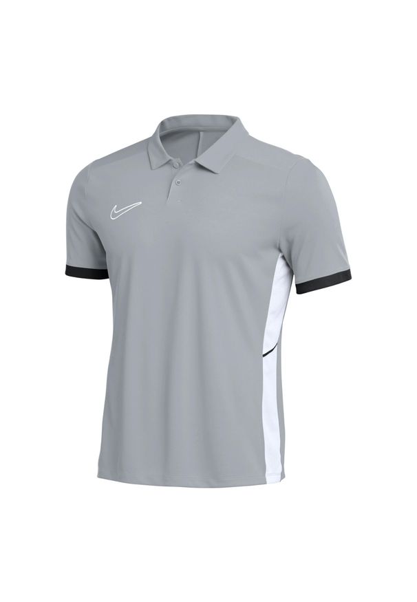 Nike - Męska Koszulka Polo Z Krótkim Rękawem DriFit Academy 25. Typ kołnierza: polo. Kolor: wielokolorowy, czarny, szary. Długość rękawa: krótki rękaw. Długość: krótkie