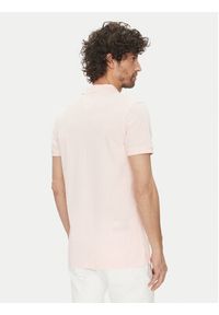 Tommy Jeans Polo DM0DM20676 Różowy Slim Fit. Typ kołnierza: polo. Kolor: różowy. Materiał: bawełna #3
