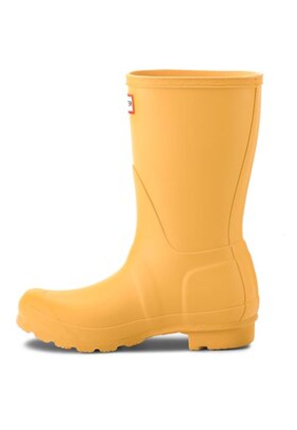 Hunter Kalosze Original Short WFS1000RMA Żółty. Kolor: żółty. Materiał: kauczuk