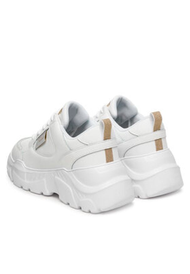 Versace Jeans Couture Sneakersy 80VA3SC2 ZPB71 3 Biały. Kolor: biały. Materiał: skóra