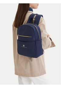Beverly Hills Polo Club Plecak CEOWB-BHPC-L-006-09 Granatowy. Kolor: niebieski. Materiał: materiał #1