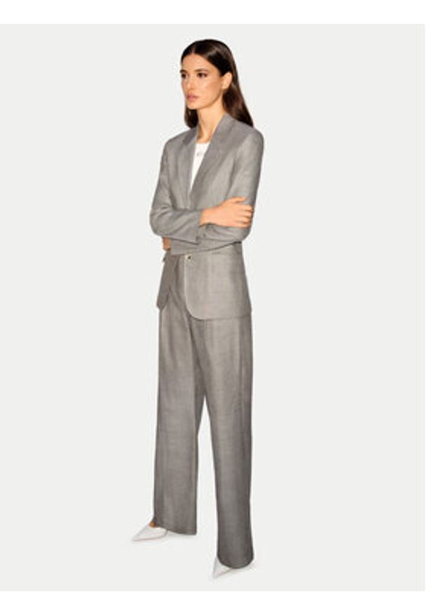 JOOP! Marynarka 58 253J58Josie-X 30047099 Szary Loose Fit. Kolor: szary. Materiał: bawełna