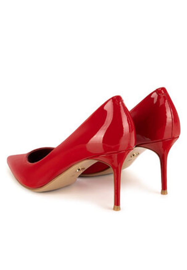 Gino Rossi Szpilki FRIDA-V1525-833-1 Czerwony. Kolor: czerwony. Materiał: skóra, lakier. Obcas: na szpilce