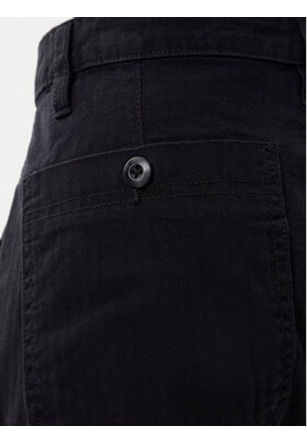 Vans Spodnie materiałowe Union VN000HGJ Czarny Wide Leg. Kolor: czarny. Materiał: bawełna