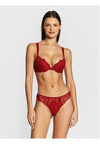 Calvin Klein Underwear Biustonosz push-up 000QF6953E Czerwony. Kolor: czerwony. Materiał: syntetyk. Rodzaj stanika: push-up