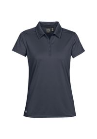 STORMTECH - Damska Eclipse H2XDry Pique Polo. Typ kołnierza: polo. Kolor: niebieski