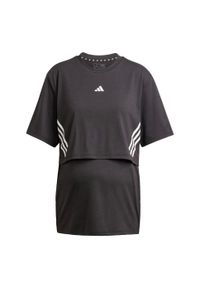 Adidas - Koszulka Maternity. Kolekcja: moda ciążowa. Kolor: czarny #2