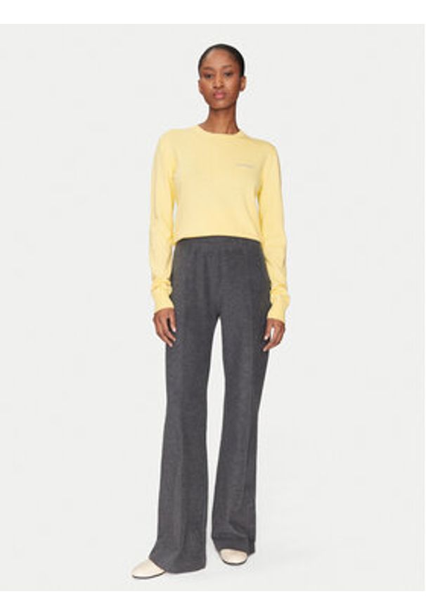 2NDDAY Sweter Lance 2252340408 Żółty Regular Fit. Kolor: żółty. Materiał: bawełna