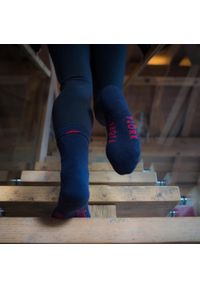 FJORK MERINO - Skarpetki dziecięce o klasycznym kroju - opakowanie 3 par. Kolor: niebieski. Materiał: wełna, elastan, poliamid