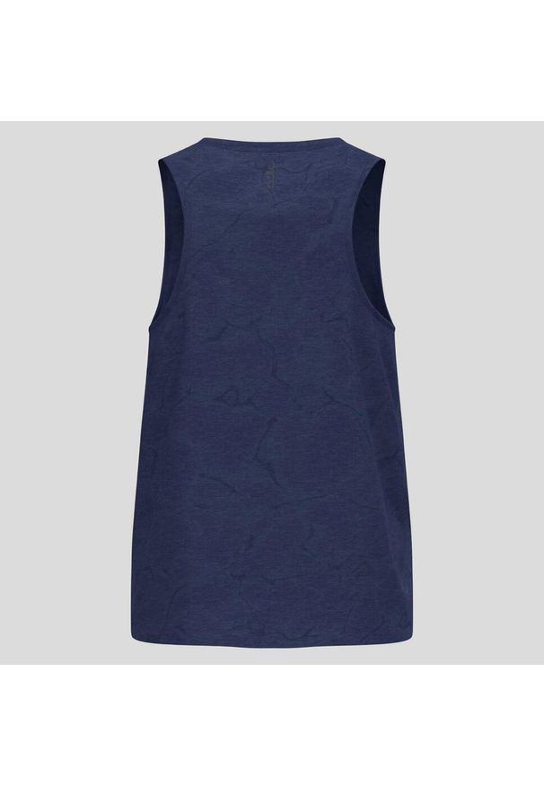 Koszulka bez rękawów męska Odlo ZEROWEIGHT ENGINEERED CHILL-TEC Tank crew neck. Kolor: niebieski. Długość rękawa: bez rękawów. Sport: bieganie