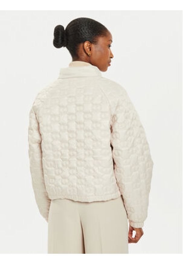 TwinSet - TWINSET Kurtka przejściowa 242TP2021 Écru Relaxed Fit. Materiał: syntetyk