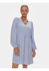 Selected Femme Sukienka 16089064 Niebieski Regular Fit. Kolor: niebieski. Materiał: wiskoza