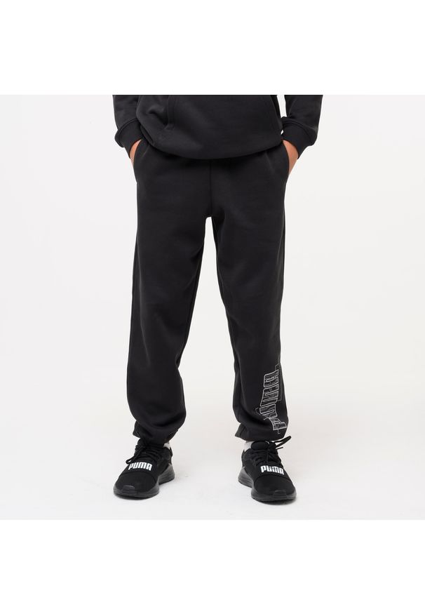 Spodnie dresowe dla dzieci Puma. Materiał: dresówka. Sport: joga i pilates