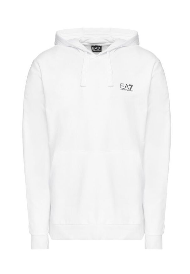 EA7 Emporio Armani Bluza 8NPM04 PJ05Z 1100 Biały Regular Fit. Kolor: biały. Materiał: bawełna