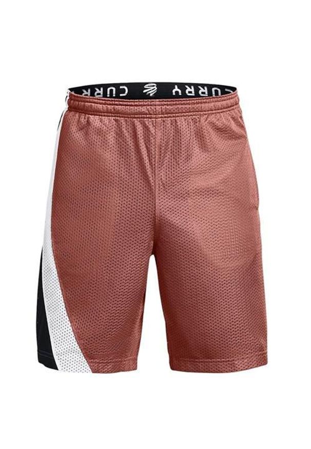 Spodnie sportowe męskie Under Armour 1374303604. Kolor: różowy. Materiał: materiał, syntetyk. Długość: krótkie