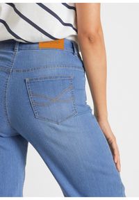 bonprix - Jeansy 7/8 wide fit. Kolor: niebieski #2
