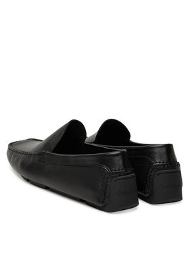 Calvin Klein Mokasyny Driver Lth HM0HM01864 Czarny. Kolor: czarny. Materiał: skóra