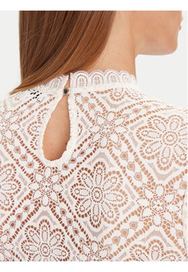 Morgan Bluzka 242-TYRIA Beżowy Regular Fit. Kolor: beżowy. Materiał: syntetyk