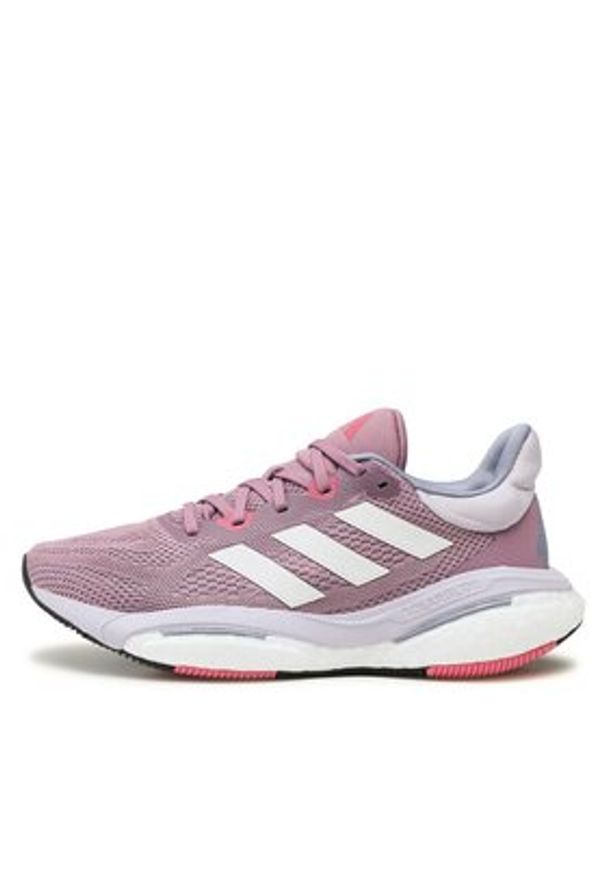 Adidas - adidas Buty do biegania Solarglide 6 IE6797 Różowy. Kolor: różowy. Materiał: materiał