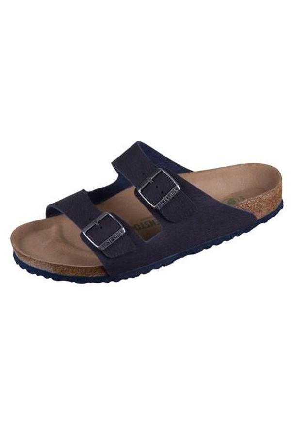 Klapki męskie Birkenstock Arizona. Zapięcie: bez zapięcia. Kolor: czarny. Materiał: materiał. Szerokość cholewki: normalna. Sport: turystyka piesza