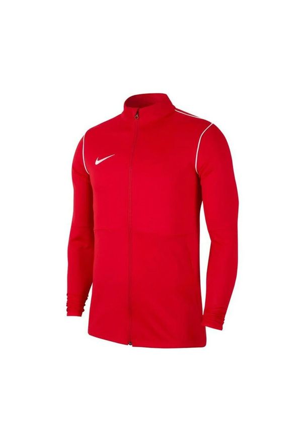 Nike - Męska Kurtka Treningowa DriFit Park 20. Kolor: czerwony. Sezon: zima. Styl: sportowy