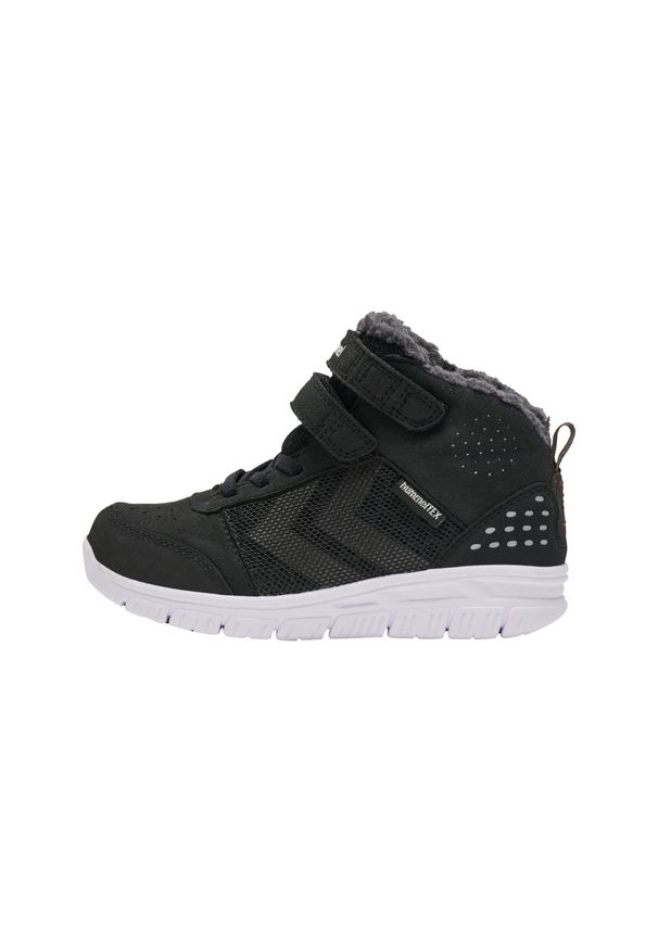 Sneakersy dla dzieci Hummel Crosslite Winter Mid Tex. Okazja: na uczelnię, na co dzień. Kolor: czarny. Sezon: zima. Sport: joga i pilates