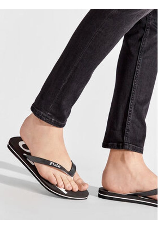 Polo Ralph Lauren Japonki Bolt 816830672004 Czarny. Kolor: czarny. Materiał: syntetyk