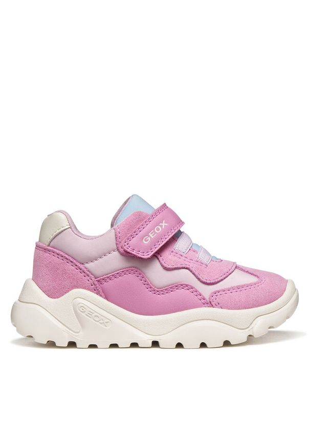 Sneakersy Geox. Kolor: różowy