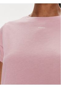 Pinko T-Shirt 100373 A1N8 Różowy Regular Fit. Kolor: różowy. Materiał: bawełna #2