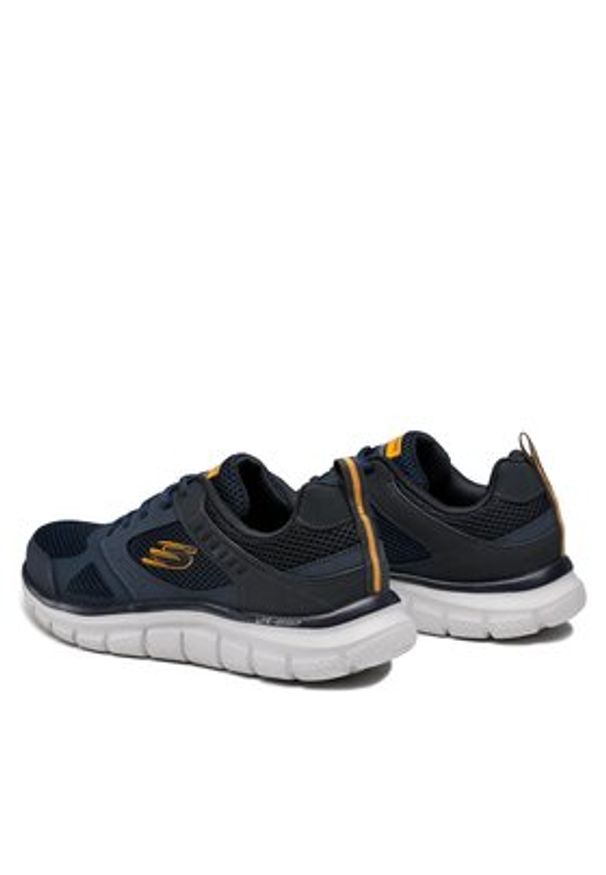 skechers - Skechers Sneakersy Syntac 232398/NVY Granatowy. Kolor: niebieski. Materiał: materiał