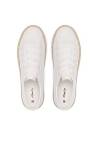 DeeZee Espadryle WS19130-3 Biały. Kolor: biały. Materiał: materiał #3
