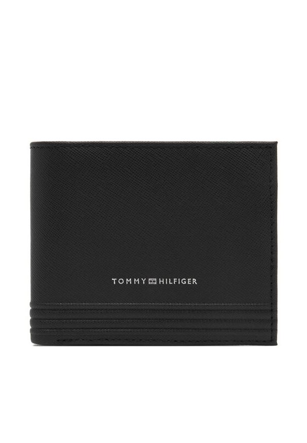 TOMMY HILFIGER - Tommy Hilfiger Duży Portfel Męski Th Business Cc Flap And Coin AM0AM13260 Czarny. Kolor: czarny. Materiał: skóra