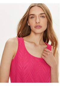 JDY Top Carla 15261741 Różowy Regular Fit. Kolor: różowy. Materiał: syntetyk