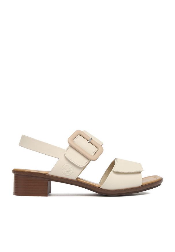 Sandały Rieker. Kolor: beżowy