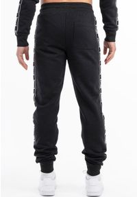 Spodnie do biegania Lonsdale Tenston. Kolor: czarny, biały, wielokolorowy. Materiał: dresówka #2