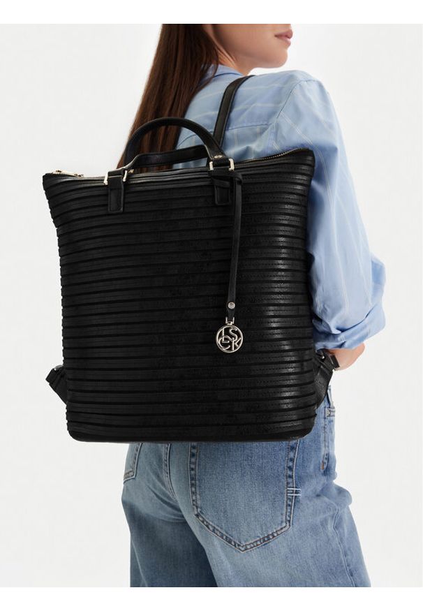 Lasocki Plecak CEO-LSK-K-024-06 Czarny. Kolor: czarny. Materiał: materiał