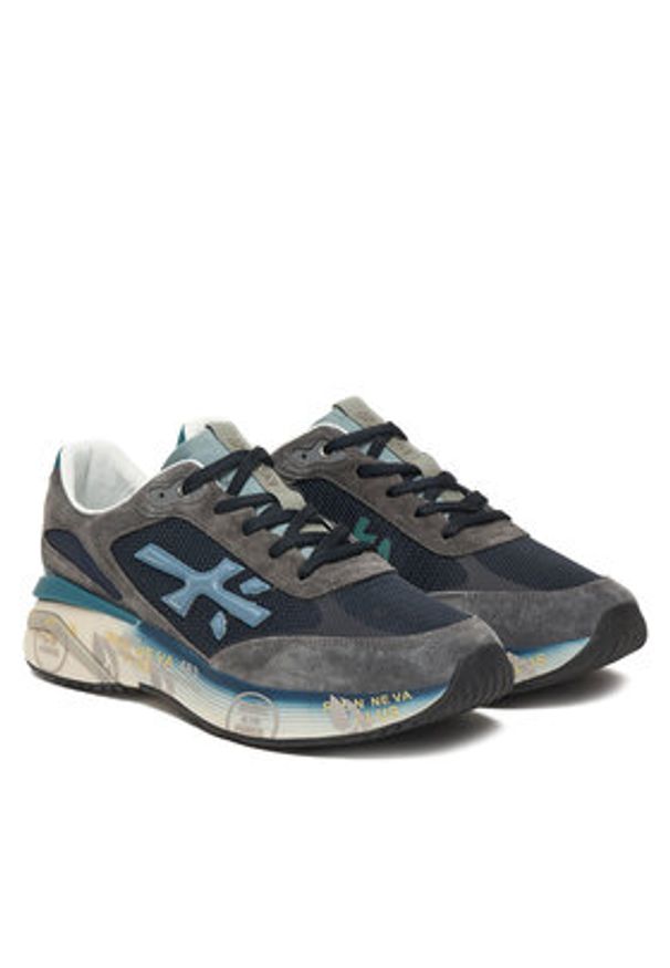 Premiata Sneakersy Moerun Var 7772 Kolorowy. Materiał: skóra. Wzór: kolorowy