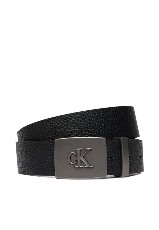 Calvin Klein Pasek Męski LV04D7127G Brązowy. Kolor: brązowy. Materiał: skóra