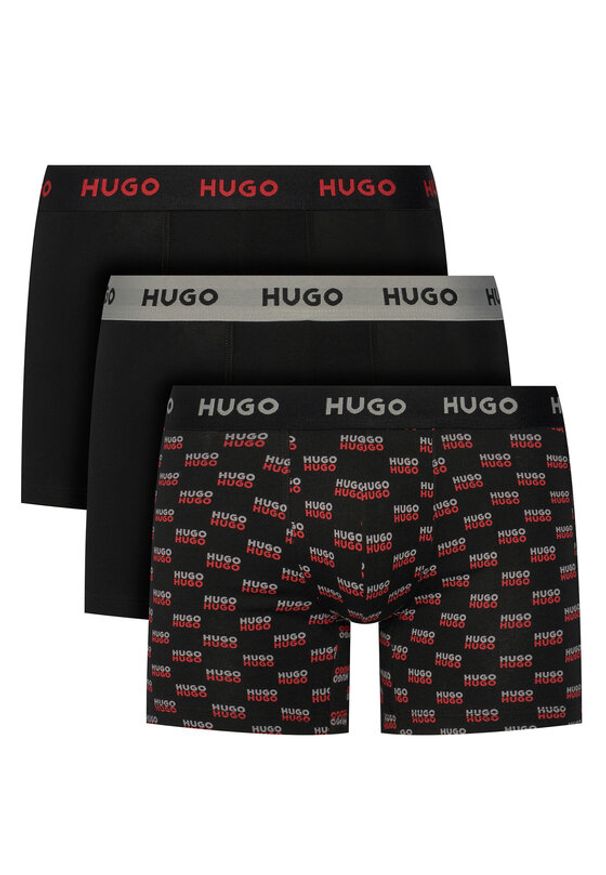 Hugo - HUGO Komplet bokserek 50532559 Czarny. Kolor: czarny. Materiał: bawełna