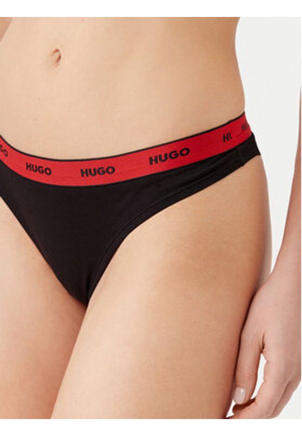 Hugo Stringi 50510622 Czarny. Kolor: czarny. Materiał: bawełna