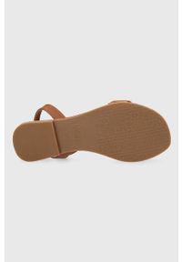 MEXX - Mexx sandały skórzane Sandal Jolene damskie kolor brązowy. Zapięcie: klamry. Kolor: brązowy. Materiał: skóra. Wzór: gładki. Obcas: na obcasie. Wysokość obcasa: niski #6