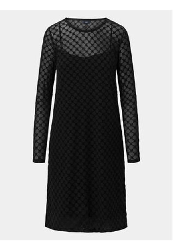 JOOP! Sukienka codzienna 58 JW241JE368 30040194 Czarny Regular Fit. Okazja: na co dzień. Kolor: czarny. Materiał: syntetyk. Typ sukienki: proste. Styl: casual