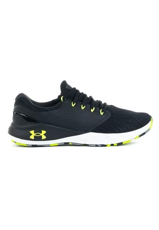 Buty do biegania męskie Under Armour Charged Vantage Marble. Zapięcie: sznurówki. Kolor: czarny. Materiał: guma, materiał, tkanina, syntetyk. Szerokość cholewki: normalna
