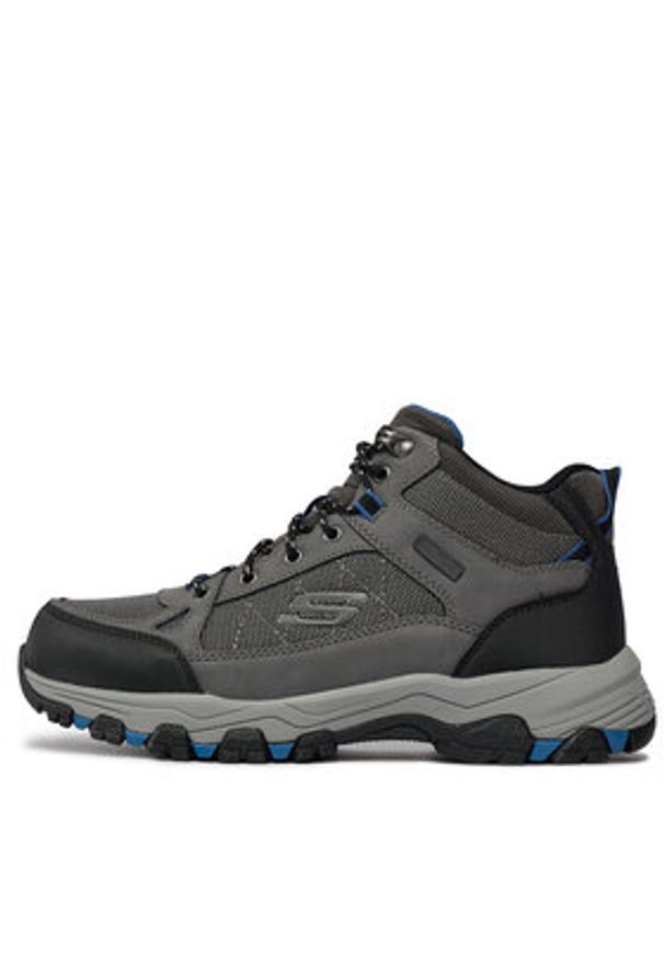 skechers - Skechers Trapery Selmen Melano 204477/GRY Szary. Kolor: szary. Materiał: materiał