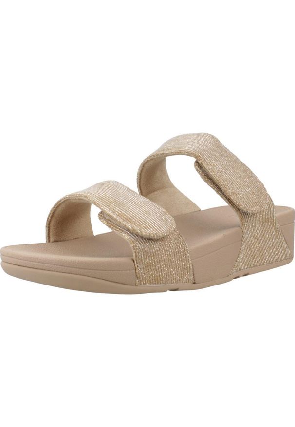 Flip*Flop - Sandały Fitflop Model Lulou Kolor Brązowy. Kolor: brązowy. Materiał: tkanina, syntetyk